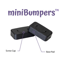 Load image into Gallery viewer, Each Order = 2 miniBumpers™ = Protection for 2 Front License Plate Screws - Brite-Size Creations Inc.